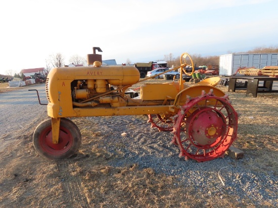 Avery A Tractor on Steel