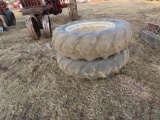 Pair of Good Year 13.6-28 Tires and Rims