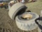 (2) 385/65R22.5 Tires and Rims