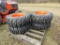 (4) NEW 10-16.5 Tires and Rims