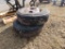 (2) 295/80R22.5 Tires and Rims