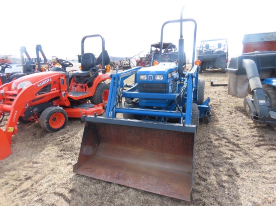 NH 1220 Tractor w/Loader & Mower