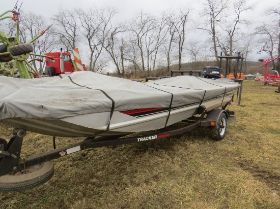 1988 15' Bass Tracker Boat w/Trailer