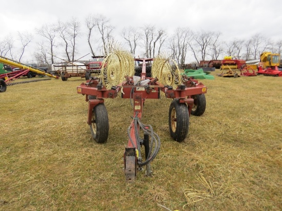 H & S 18wheel V Rake