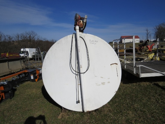 Double Wall 2000gal Fuel Tank w/Electric Pump