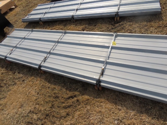NEW 50pc 12'long Galvinized Roofing