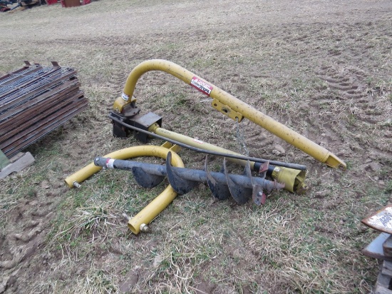 3pth Post Hole Digger w/9" Bit