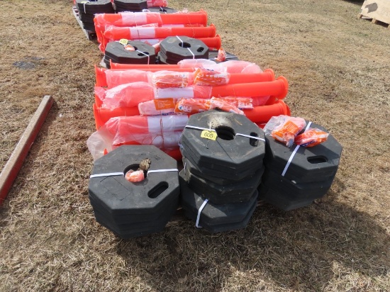 (25) NEW Safety Cones BY THE PIECE