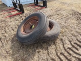(2) 7.50-18 Tire and Rim
