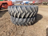 18.4R38 Tire & Bolt On Dual Rim