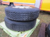 (2) 285/75-24.5 Tires w/Alum Rim