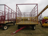Farmco 18' Steel Thrower Wagon