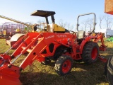 Kubota L3302 Compact Tractor w/Loader & Backhoe