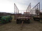 8' x 18' Metal Hay Rack Wagon
