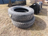 (2) 225/70R19.5 Tires