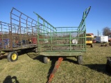 18' Metal Hay Rack Wagon