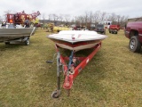1987 Marlin Jet Boat w/Trailer