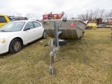 1998 Fisher Flat Bottom Boat w/Trailer