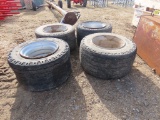 (4) 400/45-17.5 Tires and Rims