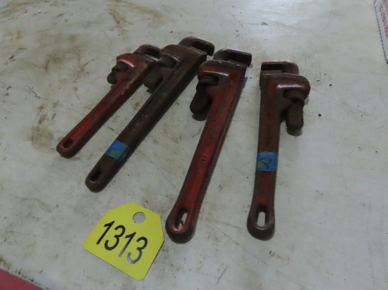 Lot of Pipe Wrenches