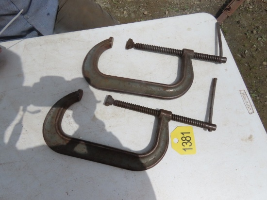(2) 8" C Clamps BY THE PIECE