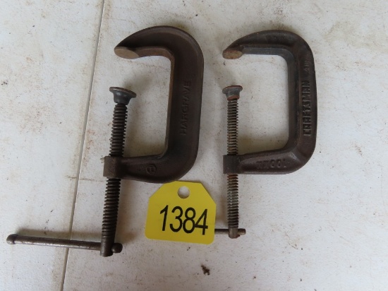 (2) 4" C Clamps BY THE PIECE