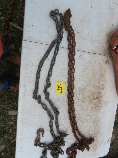 (2) Small Log Chains SOLD AS ONE LOT