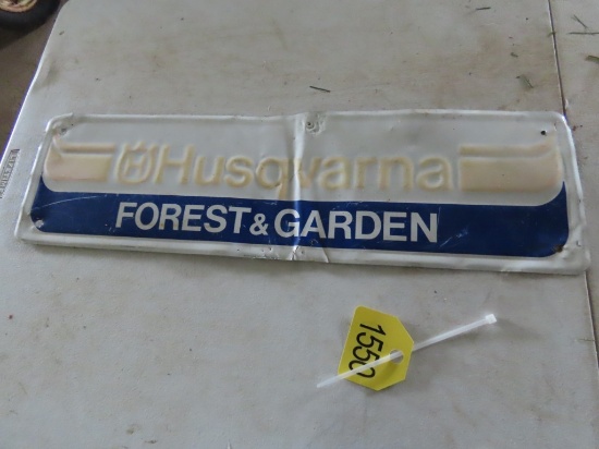 8" x 27 1/2" Husqvarna Forest & Garden Sign