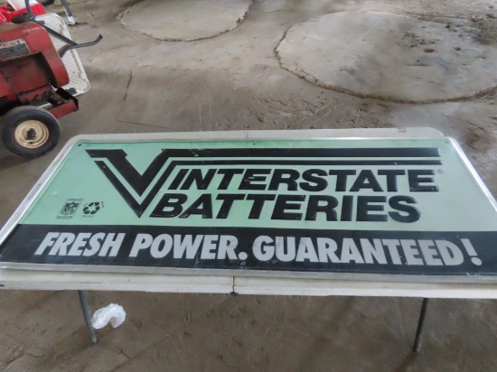 24" x 60" Interstate Batteries Sign