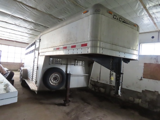 2008 C & C 16' Livestock Trailer