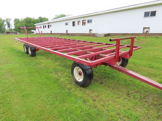 24' Round Bale Wagon w/T/A Gear