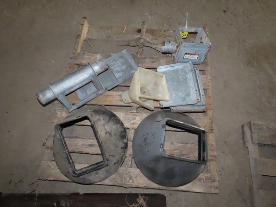 (2) Pallets of Grain Bin Parts