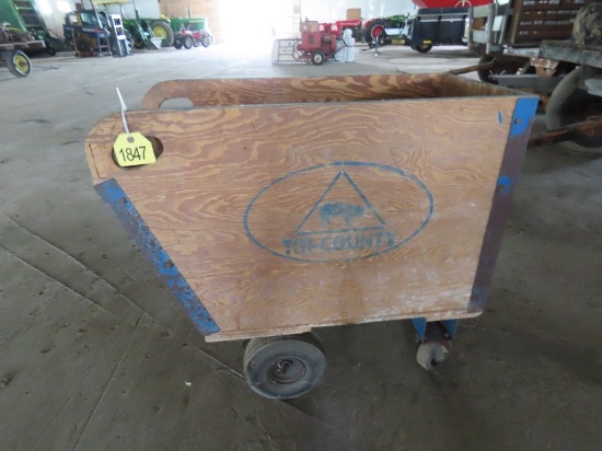Small Wooden Feed Cart