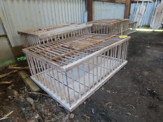 Wooden Chicken Crate