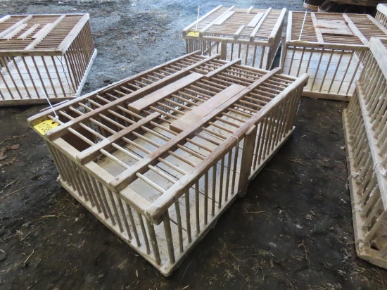 Wooden Chicken Crate