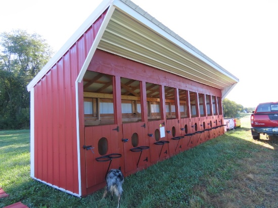 NEW 10 Stall Calf Hutch