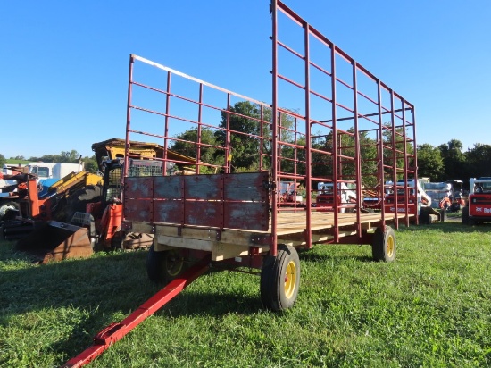 Metal Rack Hay Wagon