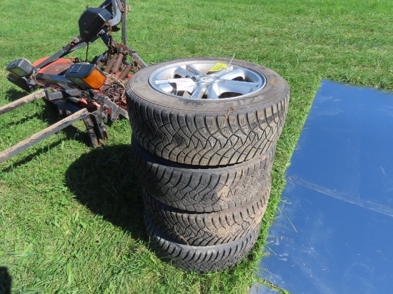 (4) 205/65R-16 Tires with 5 Hole Rims