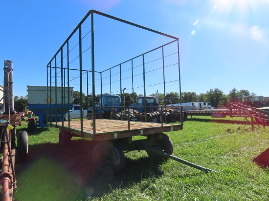 16' Metal Thrower RackHay Wagon