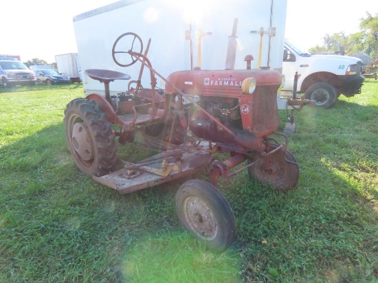 Farmall Cub Tractor w/Belly Mower