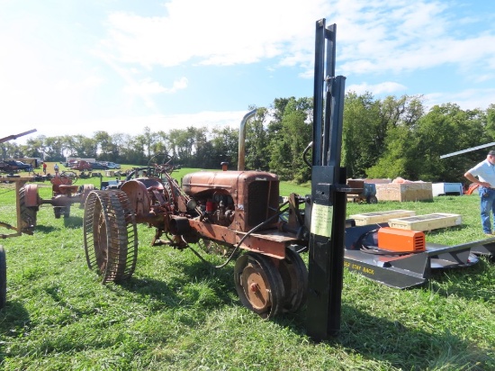AC WD Tractor on Steel