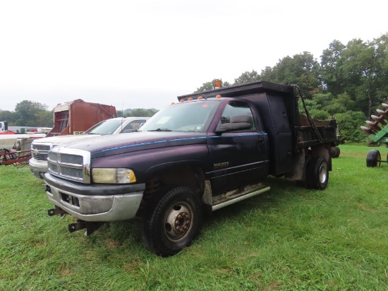 1995 Dodge 3500 S/A Dump Truck