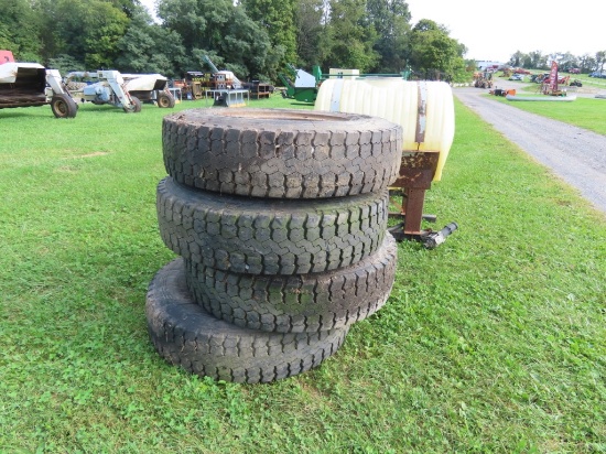 (4) 10:00-20 Tires and Rims
