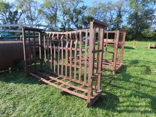 7' Metal Wood Rack