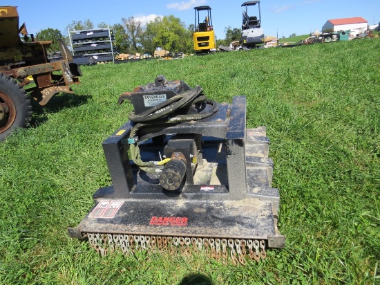 Excavator Attachment Brush Hog