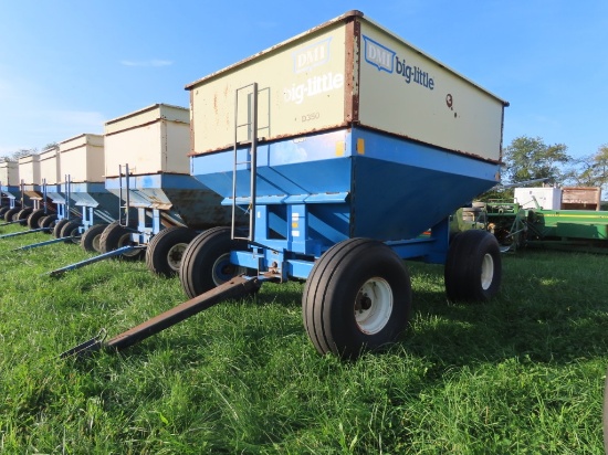 DMI Gravity Wagon on Big Rubber Gears