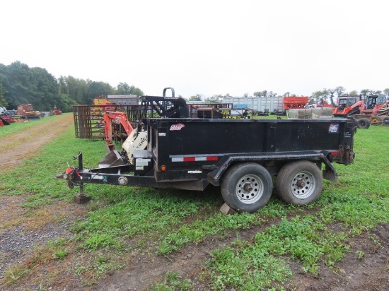 2022 Hawk 10' Dump Trailer w/Ramps