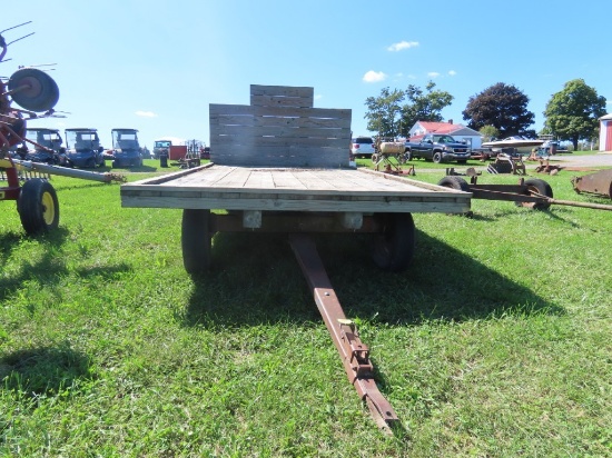 16' Flat Wagon on Gears