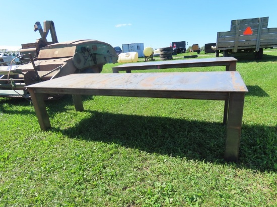 42" x 10' HD Welding Table