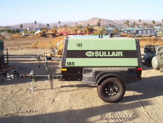 2017 Sullair 185DPQK-U4F 185 CFM Air Compressor,